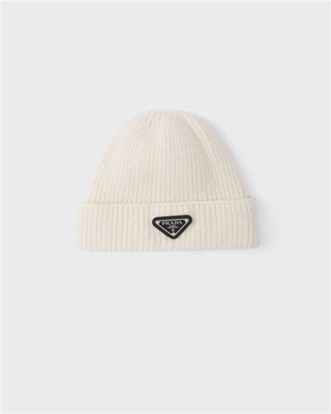 prada hat white|prada beanie white and pink.